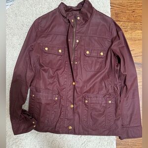 J crew burgundy jacket